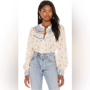 Floral Free people blouse